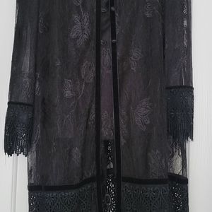 Sue Wong lace 3 piece pant suit set